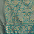 Green Kanjivaram Silk Saree with Rich Zari Weaving Designer Blouse