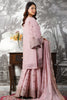Stylish Dusty Pink Embroidered Fendy Silk Pakistani Salwar Suit with Palazzo for Women