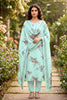 Elegant Mint Green Digital Printed Cotton Salwar Suit with Dupatta for Women