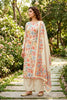 Grateful Cream Floral Digital Printed Cotton Palazzo Suit with Dupatta for Women