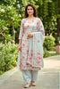 Gorgeous Sky Blue Floral Digital Printed Cotton Salwar Suit with Dupatta for Women