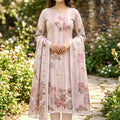 Lovable Blush Pink Floral Digital Printed Cotton Salwar Suit with Dupatta for Women
