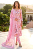 Latest Baby Pink Floral Digital Printed Cotton Salwar Suit with Dupatta for Women