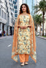 Impressive Peach Abstract Digital Printed Crepe Palazzo Suit with Dupatta for Women