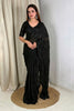 Designer Black Party Wear Saree with Intricate Sequins Embellishments