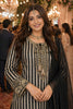 Elegant Black Embroidered Salwar Suit Designer Net Dupatta for Women