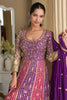 Luxury Multi Color Embroidered Gown with Designer Dupatta for Wedding