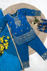 Royal Blue GMY Silk Embroidered Girls Palazzo Suit with Designer Dupatta