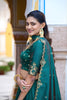 Elegant Teal Green Silk Embroidered Lehenga Choli with Designer Dupatta for Wedding