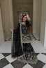 Luxury Black GMY Silk Heavy Embroidered Sharara Suit with Designer Dupatta for Wedding