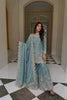 Adorable Sky Blue GMY Silk Heavy Embroidered Sharara Suit with Designer Dupatta for Wedding