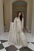 Graceful White GMY Silk Heavy Embroidered Sharara Suit with Designer Dupatta for Wedding