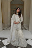 Graceful White GMY Silk Heavy Embroidered Sharara Suit with Designer Dupatta for Wedding