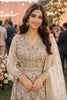 Elegant Off White Georgette Heavy Embroidered Anarkali Gown with Designer Dupatta for Wedding