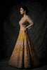 Stylish Mustard Yellow Butterfly Net Embroidered Designer Lehenga Choli with Dupatta for Wedding