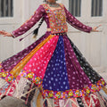Premium Multicolor Georgette Navratri Chaniya Choli with Traditional Work for Garba