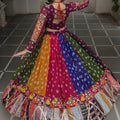 Premium Multicolor Georgette Navratri Chaniya Choli with Traditional Work for Garba
