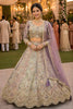 Stylish Lavender Net Embroidered Designer Lehenga Choli with Dupatta for Wedding