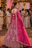 Stylish Rani Pink Net Lehenga Choli with Heavy Embroidery Work and Designer Dupatta for Wedding
