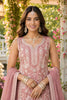 Elegant Dusty Pink Chiffon Designer Sharara Suit with Embroidery Work and Designer Dupatta