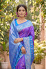 Royal Purple Soft Silk Saree with Jacquard Work for Wedding