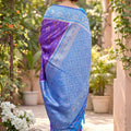 Royal Purple Soft Silk Saree with Jacquard Work for Wedding