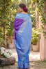 Royal Purple Soft Silk Saree with Jacquard Work for Wedding