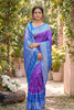 Royal Purple Soft Silk Saree with Jacquard Work for Wedding