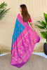 Elegant Sky Blue Silk Zari Weaving Work Saree for Wedding