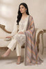 Charming Cream Star Georgette Designer Straight Salwar Suit with Embroidery Work and Multicolor Dupatta