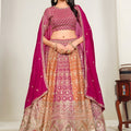 Royal Multicolor Designer Lehenga Choli with Embroidery Work and Matching Dupatta for Wedding