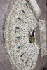 Luxury Off White Net Embroidered Lehenga Choli with Peacock Floral Thread Work and Matching Dupatta