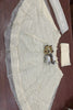 Stylish Off White Organza Silk Lehenga Choli with Sequins Stripe Work and Matching Dupatta