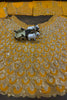Luxury Mustard Yellow Faux Georgette Lehenga Choli with Heavy Embroidery Work and Matching Dupatta
