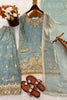Royal Sky Blue Pure Pure Fendy Silk Heavy Embroidery Palazzo Suit for Women
