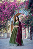 Stylish Olive Green Chinon Designer Lehenga Choli with Zari Weaving Work for Women