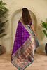 Stylish Purple Paithani Silk Saree with Zari Weaving Work for Women