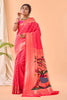 Beautiful Rani Pink Bandhani Pure Silk Saree with Designer Pallu for Women
