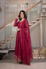 Majestic Wine Heavy Crunchy Silk Designer Anarkali Suit with Dupatta for Women