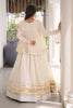 Elegant Off-White Cotton Designer Lehenga Choli for Women with Gota Patti Work