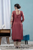 Stunning Maroon Pure Heavy Chinon Silk Salwar Suit Set Heavy Embroidery Sequin Work