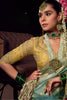 Royal Teal Green Pure Viscose Embroidered Work Designer Saree for Women