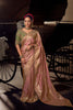 Beautiful Pink Pure Viscose Designer Saree Embroidered Work for Women