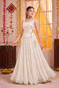 Wonderful White Designer Lehenga Choli Set with Mirror Work and Flared Tiered Skirt