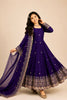 Stunning Purple Fendy Silk Embroidered Anarkali Suit with Dupatta for Girls