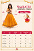 Stunning Mustard Yellow Rayon Mirror Work Designer Lehenga Choli for Girls