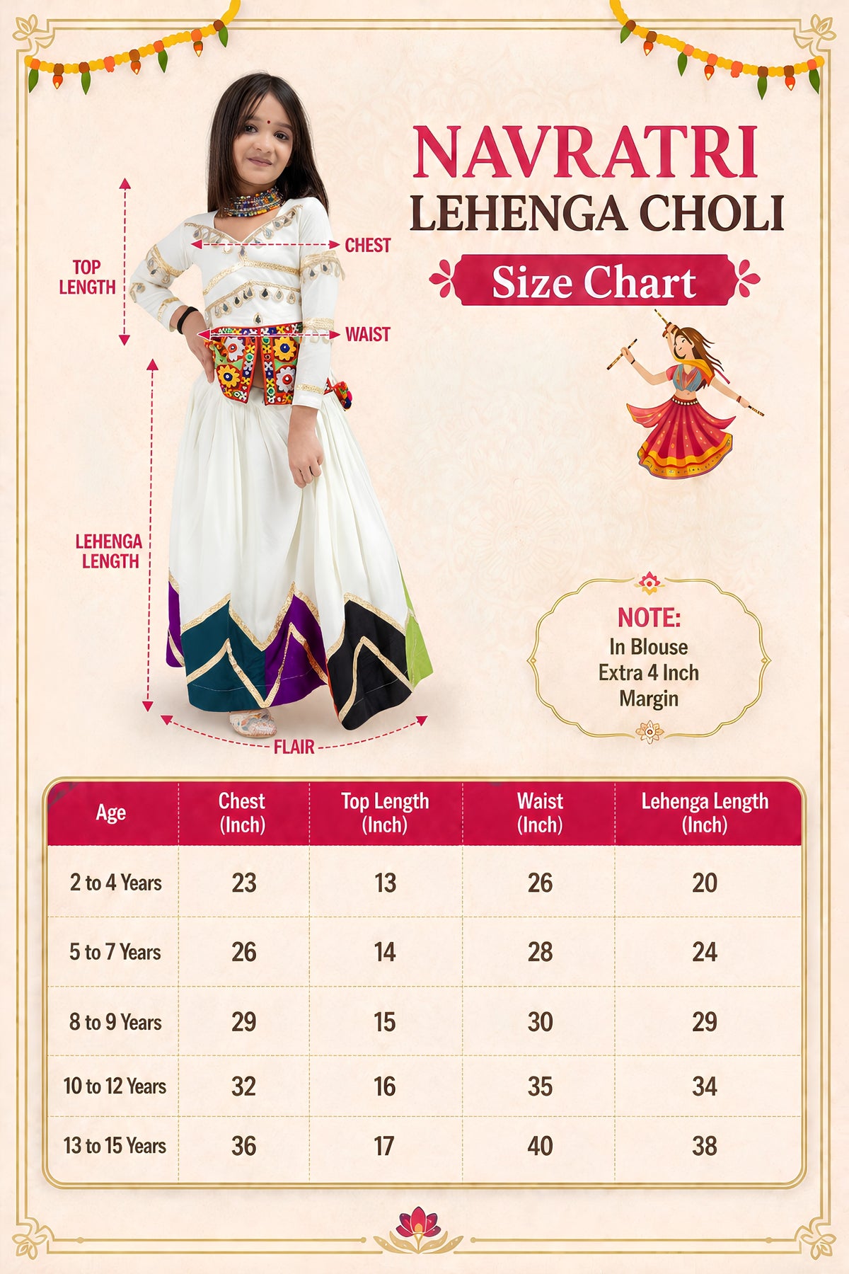 Stylish Off-White Multicolor Rayon Mirror Work Designer Lehenga Choli for Girls