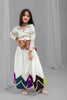 Stylish Off-White Multicolor Rayon Mirror Work Designer Lehenga Choli for Girls
