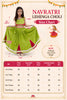 Cute Lime Green Rayon With Gota Patti Work Designer Lehenga Choli for Girls