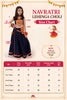 Traditional Navy Blue Rayon With Gamthi Work Designer Lehenga Choli for Girls